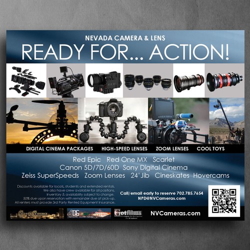 Nevada Camera & Lens needs a new print or packaging design