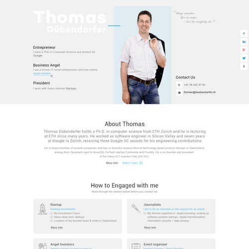 Virtual Home of Thomas Dübendorfer