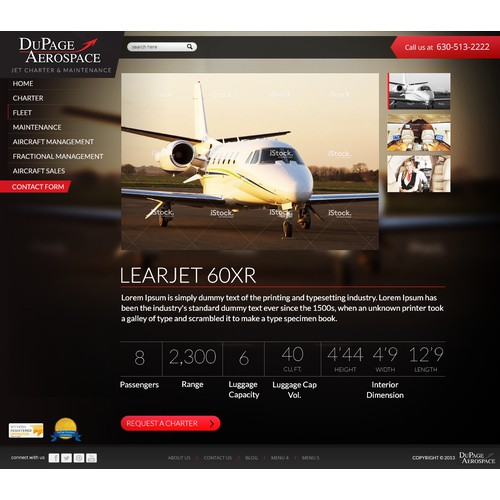 Website Design for Private Jet Charter Company - Needed ASAP