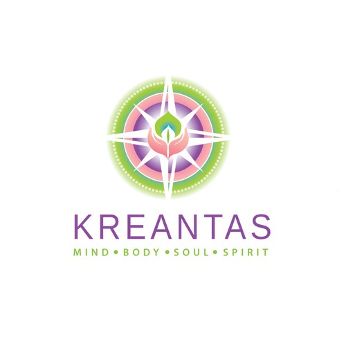 logo design for a wellness center 'KREANTAS'