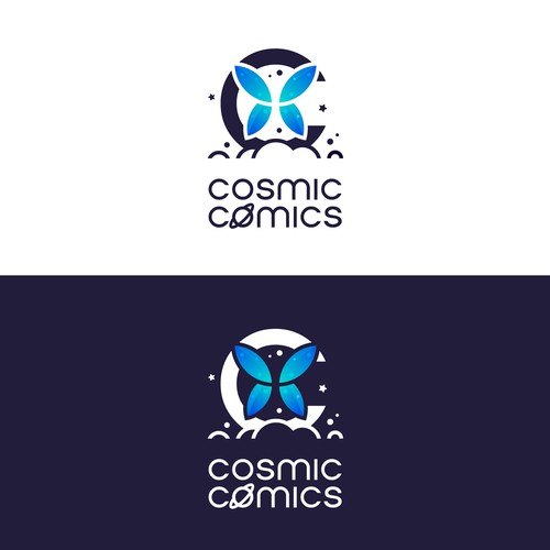Logo for comic books business