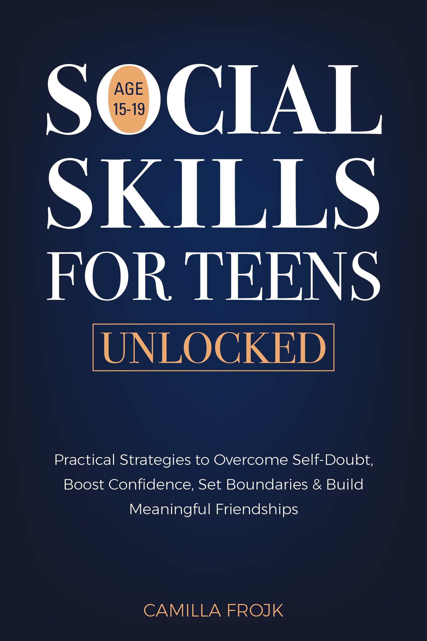 Book cover to attract shy and social awkward teens and their parents