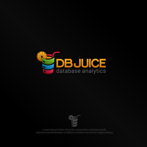 Logomark concept for DB JUICE.