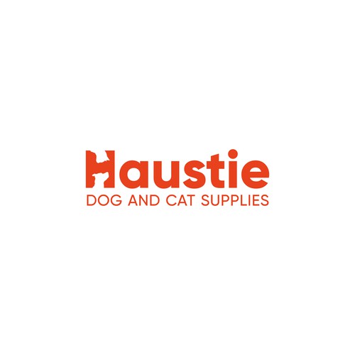 Haustie - logo for dog and cat supplies retailer