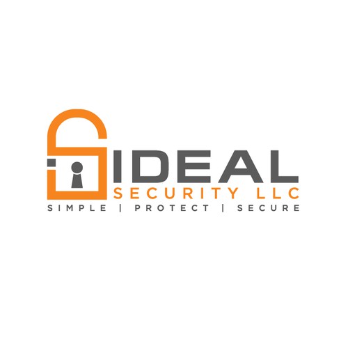 Design a safe, strong, professional logo for Ideal Security