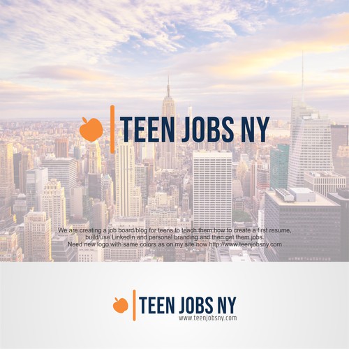 Another logo concept for TeenJobsNY