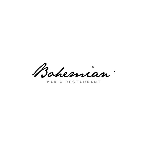 Concept Logo Bohemian Bar