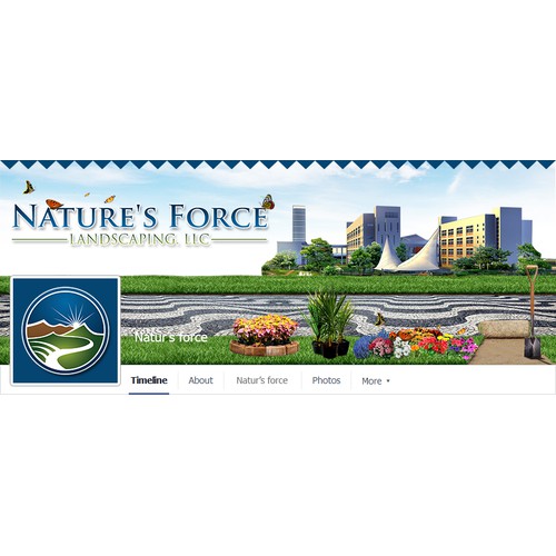 Facebook Cover for Commercial Landscaping Company