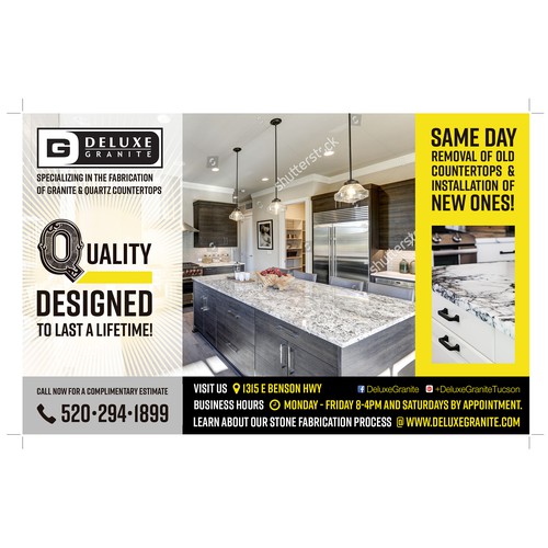 AD for G DELUXE Granite