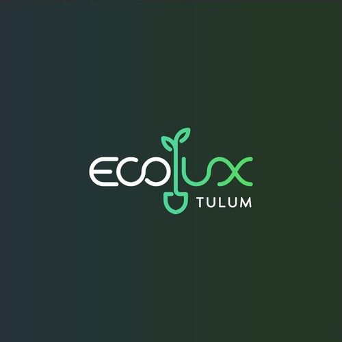 Modern logo for a eco-friendly construction company