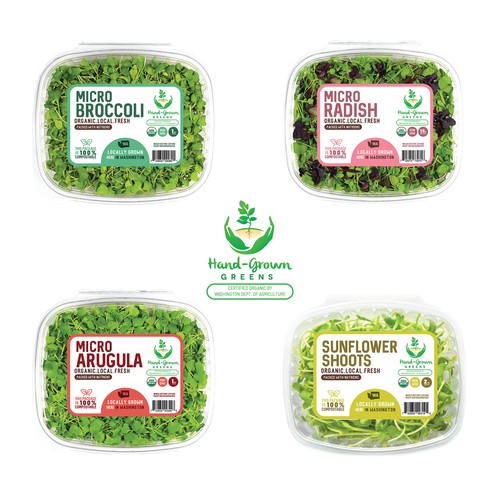 Label Design for Micro Green Product