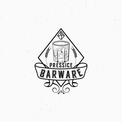 Design a Rustic, Smokey, Vintage Masculine Logo For Barware