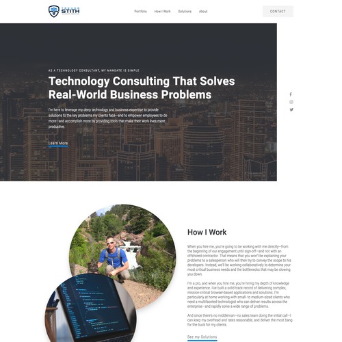IT Freelance Consultant Website