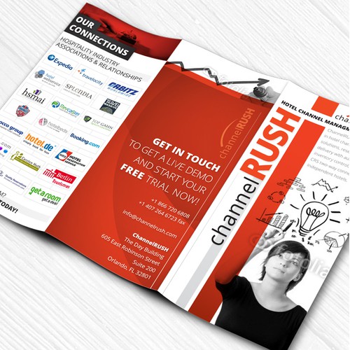 Corporate Brochure Design for Hospitality SaaS Brand