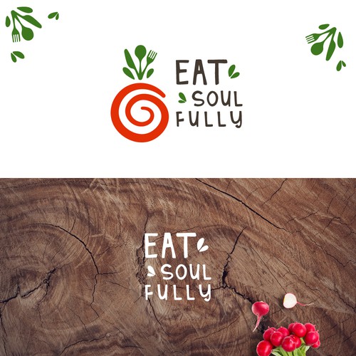 Logo concept for a vegan restaurant