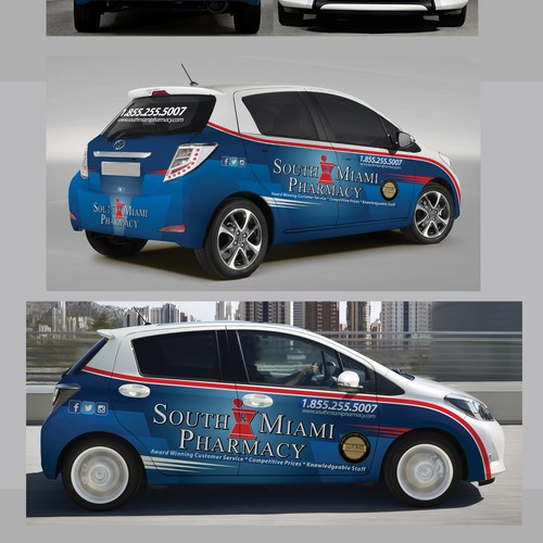 South Miami Pharmacy Car Wrap