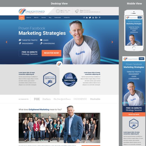 Web page design