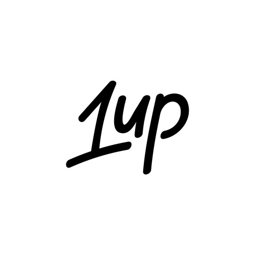 Hand drawn logo design made for 1 UP