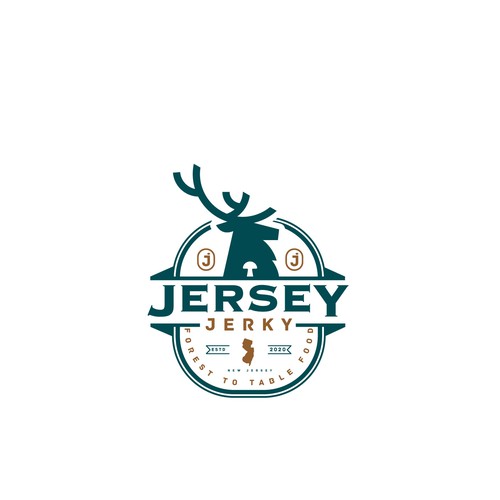 Logo design for "Jersey Jerky"