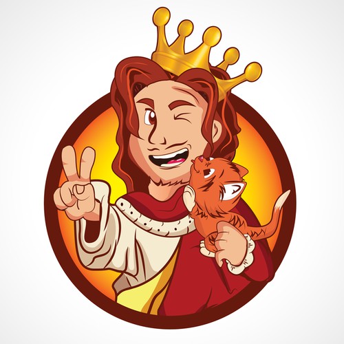 "Kitten Kisses King" logo contest