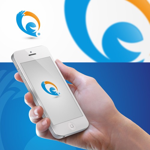 Create a captivating logo for a new european platform for mobile digital youth participation