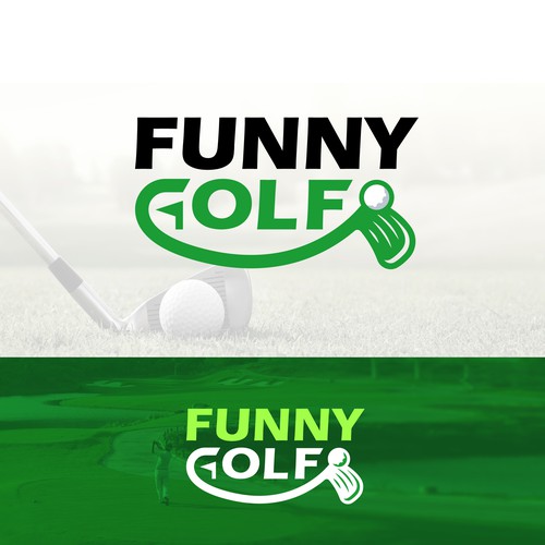 Funny Golf Letter Logo