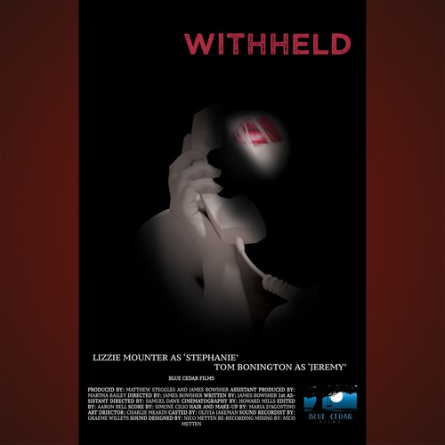 Film Poster for the thriller 'Withheld'