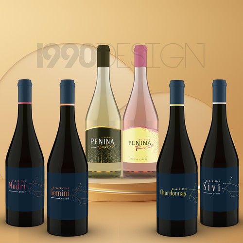 B*A*K*U*S wine products line design