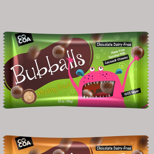 Design a fun chocolate packaging