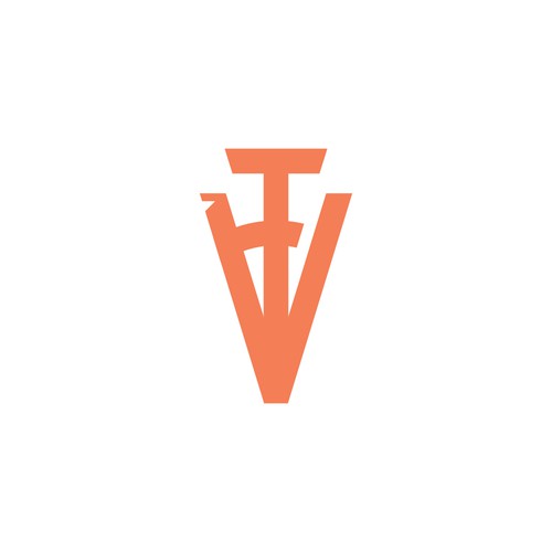 initial T & V Logo