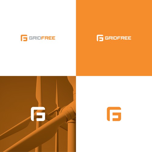 GridFree Logo Design