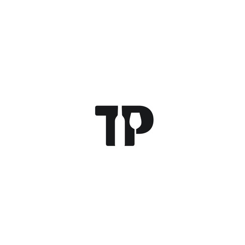 Logo design for TP - Sélection Champagnes et Vins