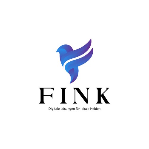 Abstract and sophisticated bird logo