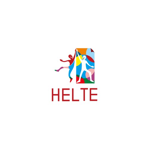 helte logo high-five pose