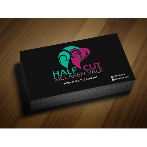 New logo and business card wanted for Half Cut McLaren Vale