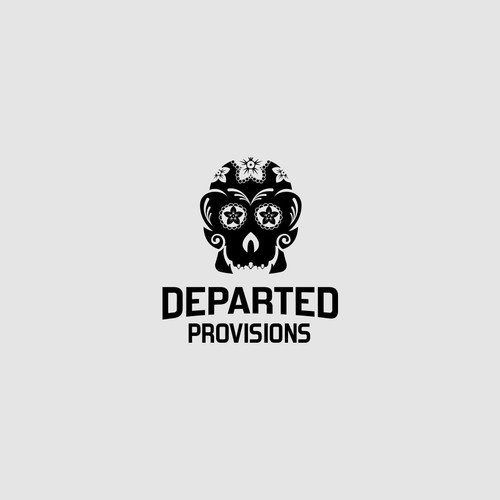 Sugar Skull logo for Departed Provisions