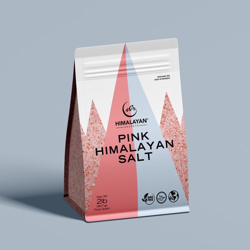 Pink Himalayan Salt packaging