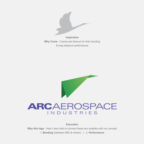 Create a winning logo for ARC Aerospace Industries