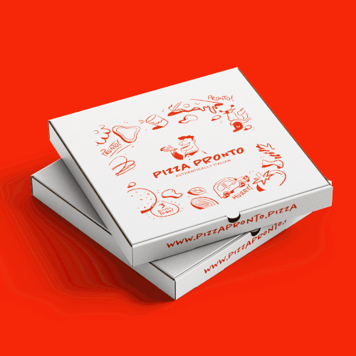Packaging for Pizza Pronto