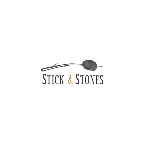 Stick & Stone Logo Concept - for Copywriting Company