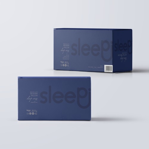 Minimalistic Package Design for High-tech Memory Pillow