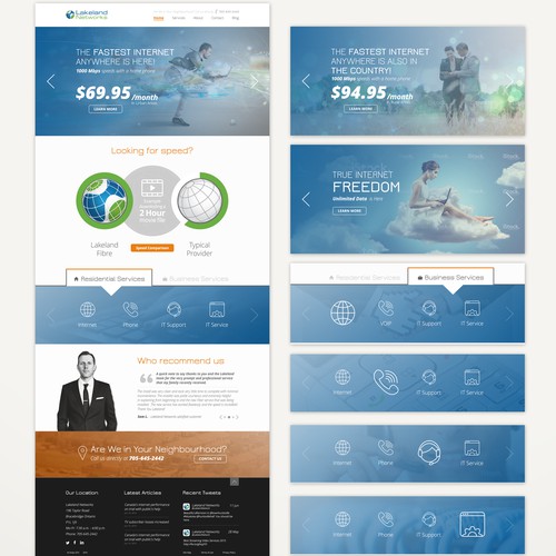 Lakeland Networks Responsive Homepage