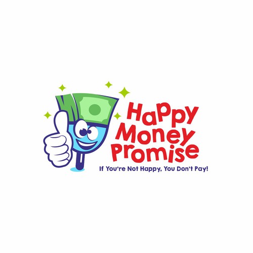 playful logo for Happy Money Promise