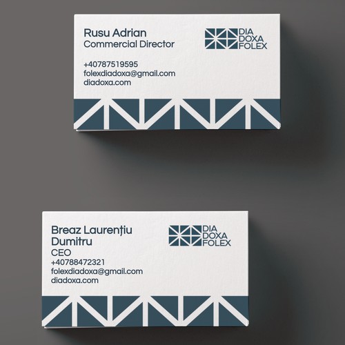 Dia Doxa Folex business card design