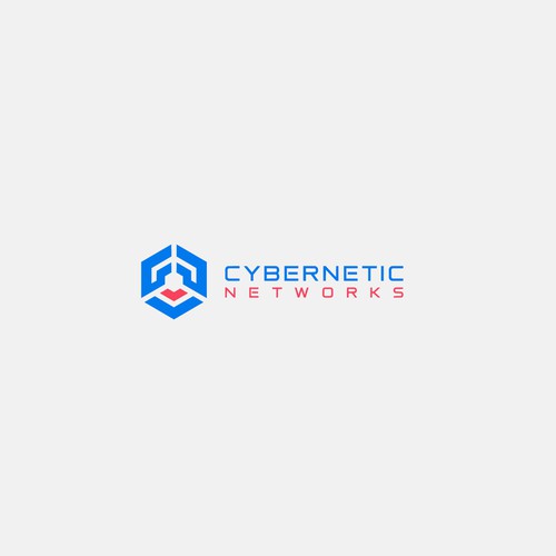 Cybersecurity logo design for technology company