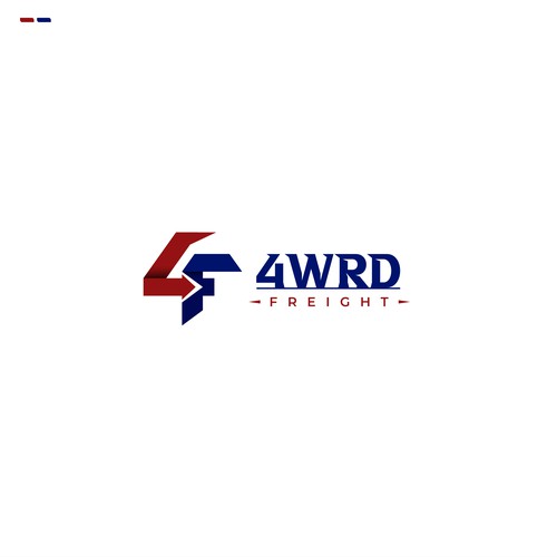 Logo Concept of 4WRD Freight.