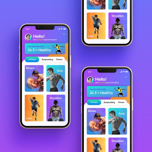 Concept for a Bodybuilding App