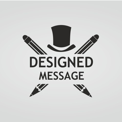 Creative logo for a creative messaging company - Designed Message
