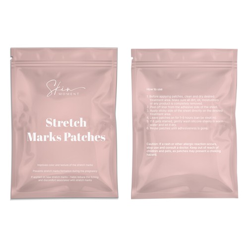 pouch for stretch marks patches