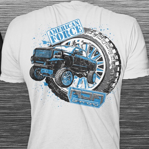 T-shirt Concept for a custom truck